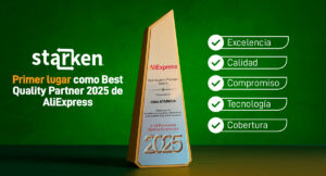 Starken es reconocido por AliExpress como Best Quality Partner 2025